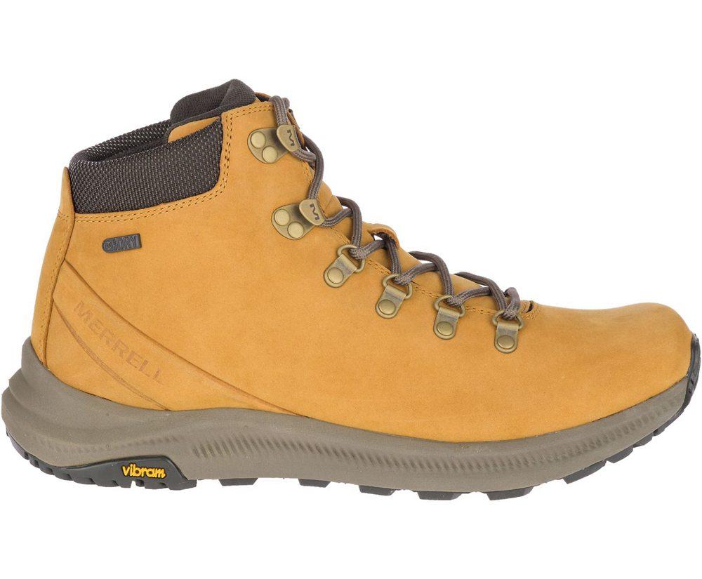 Merrell Hiking Boots Brown - Ontario Mid Waterproof - Mens 63ISFQYUP